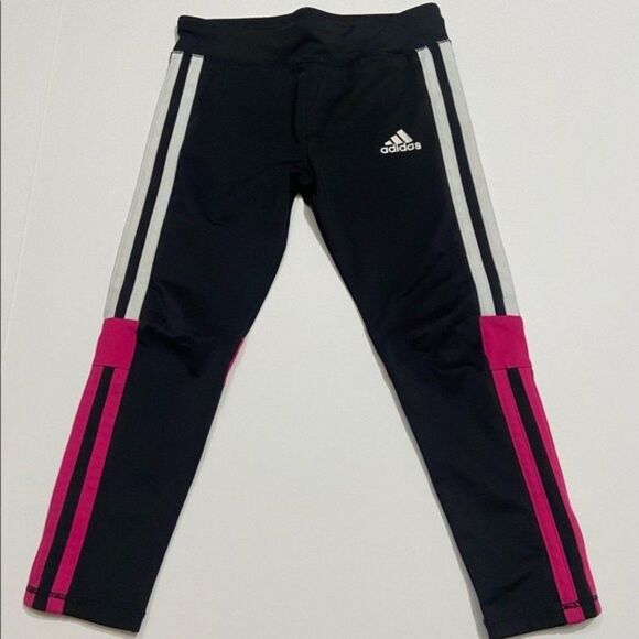 Adidas Girl’s Activewear Leggings - Picture 1 of 3